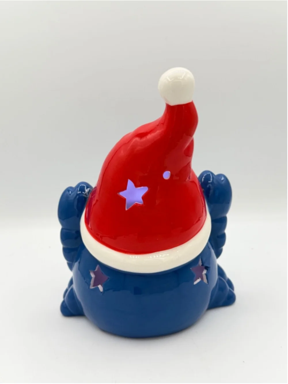 Loblolly Pines Louisiana Crab LED Holiday Luminary Ceramic Christmas Decor 8.25